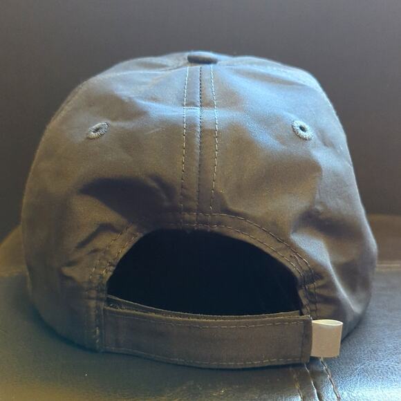 Core365 Navy Thin Blue Red Line First Responder Flag Adjustable Baseball Hat - Picture 3 of 5